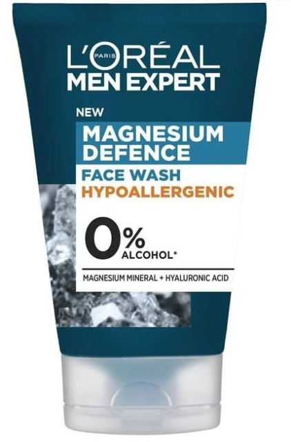 L\'Oreal Paris - Men Expert Magnesium Defense Face Wash 100 ml ryhmässä KAUNEUS JA TERVEYS / Ihonhoito / Kasvot / Puhdistus @ TP E-commerce Nordic AB (D17098)