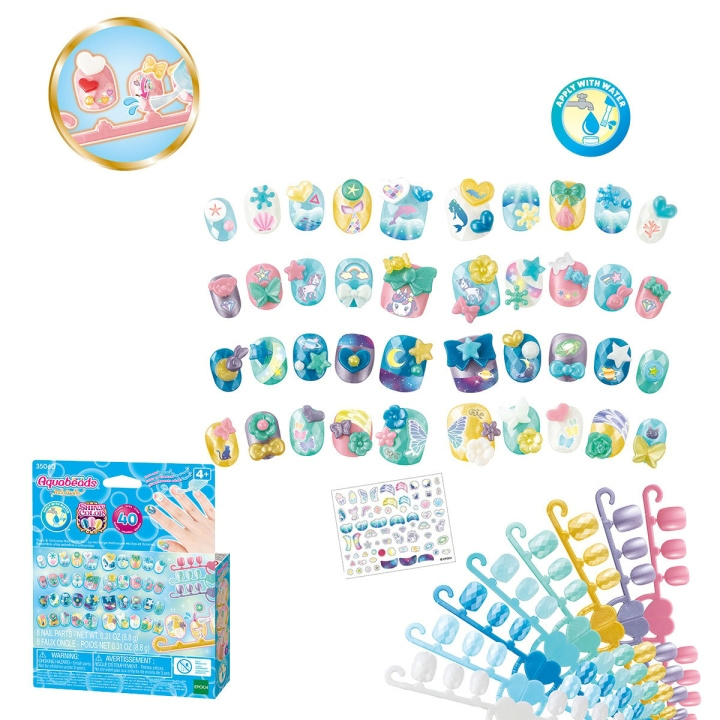 Aquabeads Kynsistudion teematäyte - (35060) ryhmässä LELUT, TUOTTEET LAPSILLE JA VAUVOILLE / Leikkikalut, Askartelu &Pelit / Käsityöt @ TP E-commerce Nordic AB (D17131)
