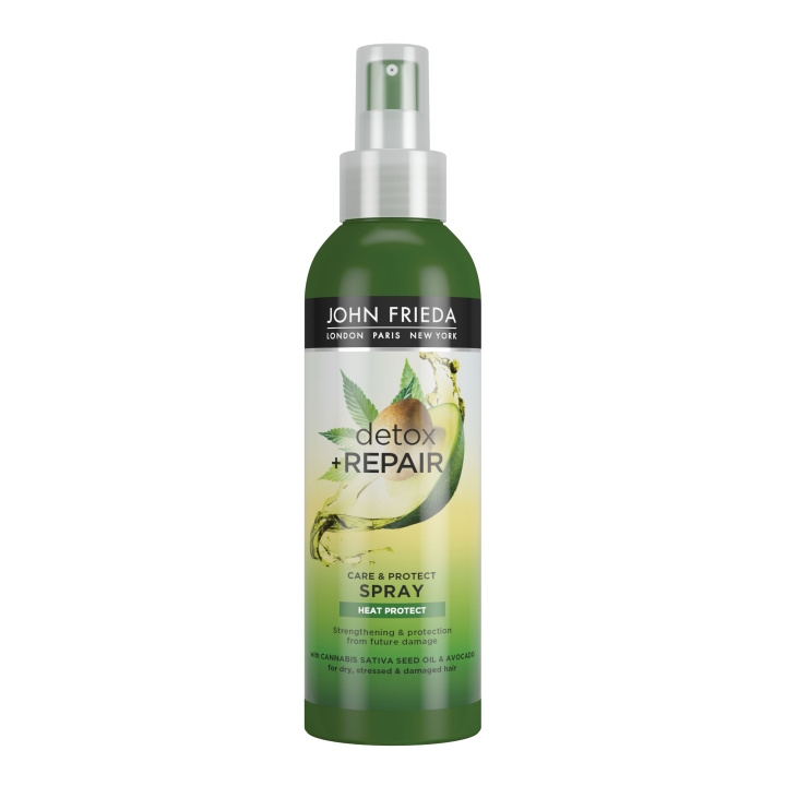 John Frieda Detox & Repair Care & Protect Spray - 200 ml - 250 ml ryhmässä KAUNEUS JA TERVEYS / Hiukset &Stailaus / Hiusten stailaus / Hiuslakka @ TP E-commerce Nordic AB (D17220)
