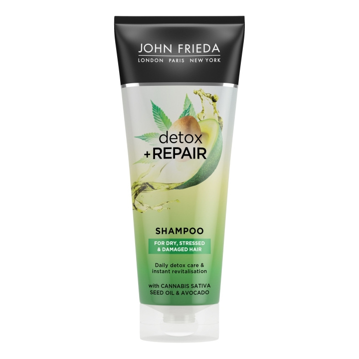 John Frieda Detox & Repair Shampoo - 250 ml ryhmässä KAUNEUS JA TERVEYS / Hiukset &Stailaus / Hiustenhoito / Shampoo @ TP E-commerce Nordic AB (D17221)
