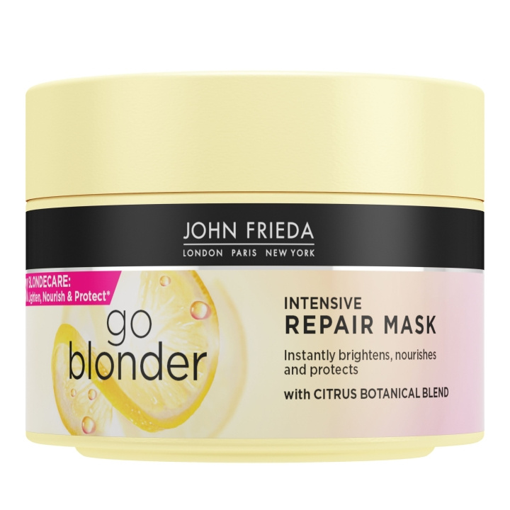 John Frieda Sheer Blonde Go Blonder Intensive Repair Mask - 250 ml ryhmässä KAUNEUS JA TERVEYS / Hiukset &Stailaus / Hiustenhoito / Hiusnaamio @ TP E-commerce Nordic AB (D17225)