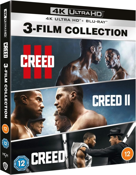 Creed / Creed II / Creed III 4K Ultra HD + Blu-Ray ryhmässä KODINELEKTRONIIKKA / Ääni & Kuva / TV & Tarvikkeet / Elokuvat / Blu-ray @ TP E-commerce Nordic AB (D17266)