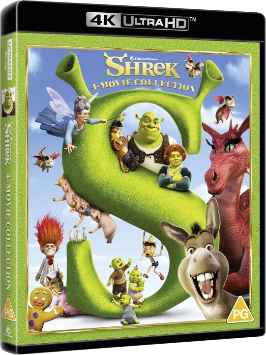 Shrek 1 to 4 Complete Movie Collection 4K Ultra HD ryhmässä KODINELEKTRONIIKKA / Ääni & Kuva / TV & Tarvikkeet / Elokuvat / Blu-ray @ TP E-commerce Nordic AB (D17268)