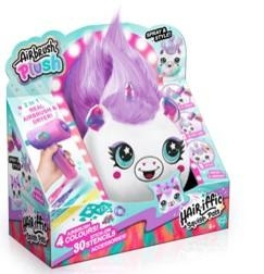 Airbrush Plush Hair\'iffic 17cm Squish Pal 2 asst. - (1040) ryhmässä LELUT, TUOTTEET LAPSILLE JA VAUVOILLE / Lelut vauvoille (0-3v) / Pehmolelut @ TP E-commerce Nordic AB (D17309)