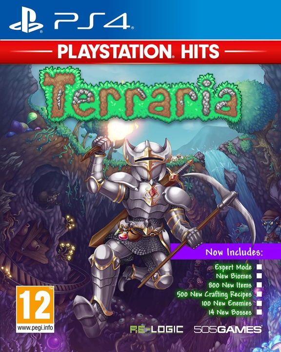 Terraria (Playstation hits) (PS4) ryhmässä KODINELEKTRONIIKKA / Pelikonsolit & Tarvikkeet / Sony PlayStation 4 / Peli @ TP E-commerce Nordic AB (D17327)