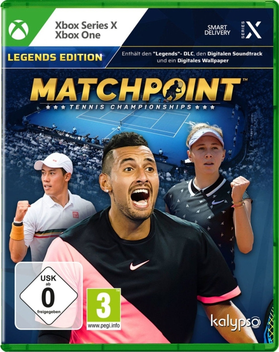 Matchpoint: Tennis Championships (Legends Edition) (IT/Multi in Game) (XseriesX) ryhmässä KODINELEKTRONIIKKA / Pelikonsolit & Tarvikkeet / Xbox Series X / Peli @ TP E-commerce Nordic AB (D17363)