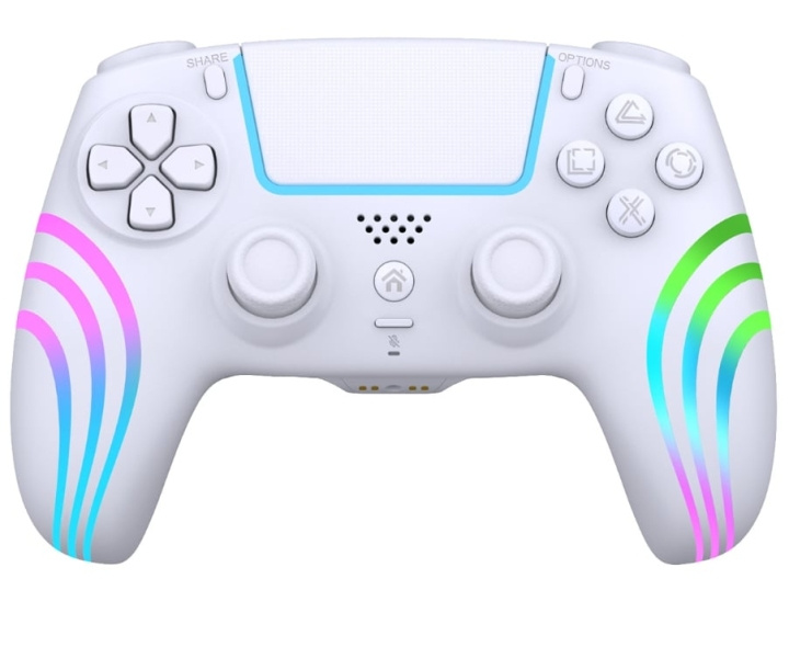 Deep Explorer Langaton ohjain valkoinen PS4 / PS3 / PC ryhmässä KODINELEKTRONIIKKA / Pelikonsolit & Tarvikkeet / Sony PlayStation 4 @ TP E-commerce Nordic AB (D17392)