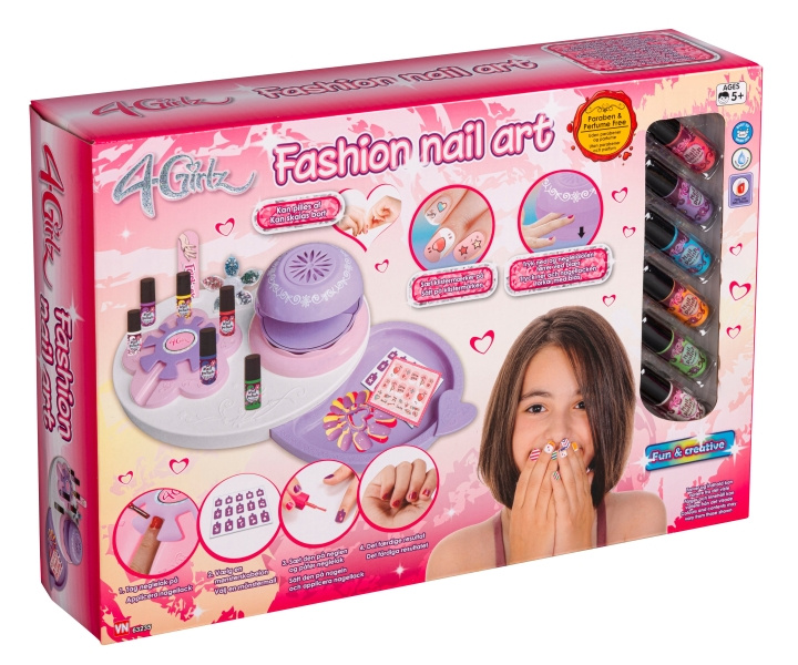 4-Girlz Kynsisalongin setti (63235) ryhmässä LELUT, TUOTTEET LAPSILLE JA VAUVOILLE / Leikkikalut, Askartelu &Pelit / Käsityöt @ TP E-commerce Nordic AB (D17403)