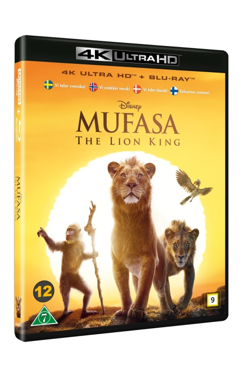 MUFASA: THE LION KING ryhmässä KODINELEKTRONIIKKA / Ääni & Kuva / TV & Tarvikkeet / Elokuvat / Blu-ray @ TP E-commerce Nordic AB (D17484)