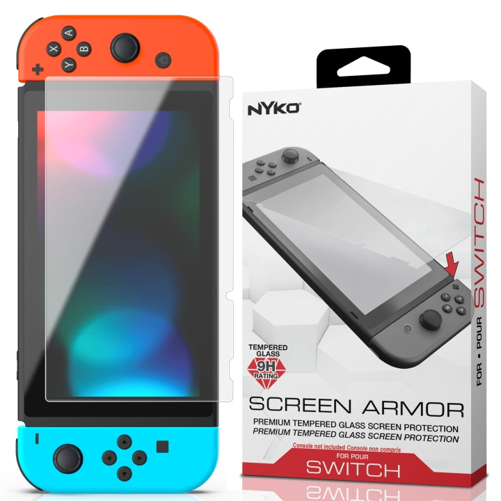 Nyko Screen Armor ryhmässä KODINELEKTRONIIKKA / Pelikonsolit & Tarvikkeet / Nintendo Switch / Tarvikkeet @ TP E-commerce Nordic AB (D17504)