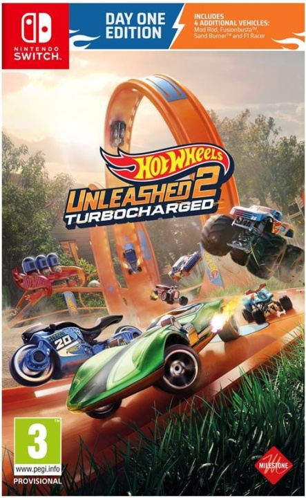 Hot Wheels Unleashed 2: Turbocharged (Day 1 Edition) (Switch) ryhmässä KODINELEKTRONIIKKA / Pelikonsolit & Tarvikkeet / Nintendo Switch / Pelit @ TP E-commerce Nordic AB (D17576)