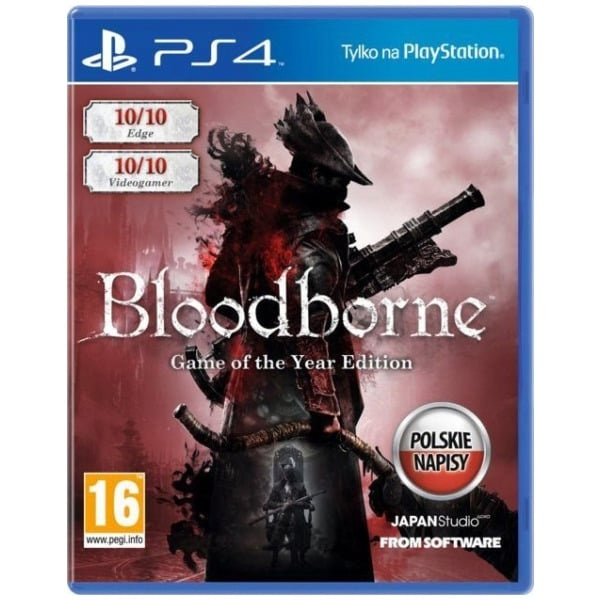 Bloodborne - Game of the Year Edition (PL/Multi in Game) (PS4) ryhmässä KODINELEKTRONIIKKA / Pelikonsolit & Tarvikkeet / Sony PlayStation 4 / Peli @ TP E-commerce Nordic AB (D17582)