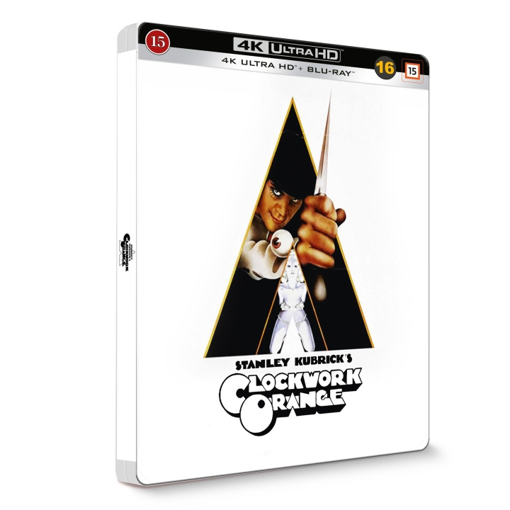 CLOCKWORK ORANGE STEELBOOK - Limited edition ryhmässä KODINELEKTRONIIKKA / Ääni & Kuva / TV & Tarvikkeet / Elokuvat / Blu-ray @ TP E-commerce Nordic AB (D17794)