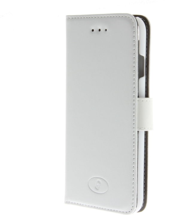 Insmat Exclusive Flip Case lompakkokotelo iPhone 6 / 6s / 7 / 8 / SE, valkoinen ryhmässä ÄLYPUHELIMET JA TABLETIT / Puhelimen suojakotelo / Apple / iPhone 6/6S @ TP E-commerce Nordic AB (D17839)
