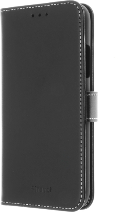 Insmat Exclusive Flip Case lompakkokotelo, iPhone 11, musta ryhmässä ÄLYPUHELIMET JA TABLETIT / Puhelimen suojakotelo / Apple / iPhone 11 @ TP E-commerce Nordic AB (D17859)