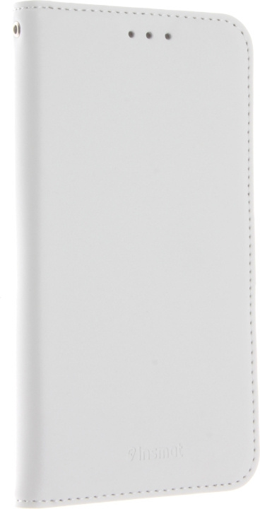 Insmat Exclusive Flip Case lompakkokotelo, iPhone 11, valkoinen