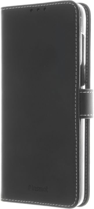 Insmat Exclusive Flip Case lompakkokotelo Motorola Moto G8 Power, musta ryhmässä ÄLYPUHELIMET JA TABLETIT / Puhelimen suojakotelo / Motorola @ TP E-commerce Nordic AB (D17871)