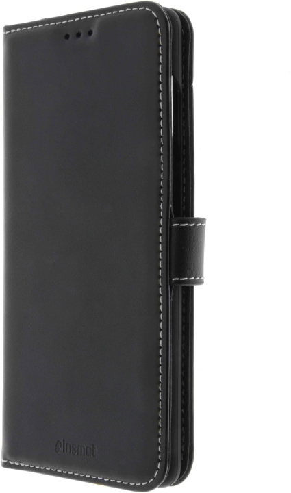 Insmat Exclusive Flip Case -suojakotelo, Samsung S20 FE 5G / Galaxy S20 FE, musta ryhmässä ÄLYPUHELIMET JA TABLETIT / Puhelimen suojakotelo / Samsung @ TP E-commerce Nordic AB (D17877)