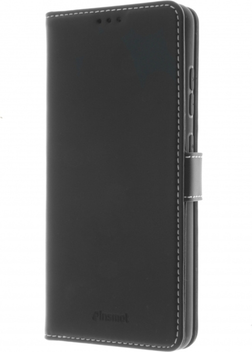 Insmat Exclusive Flip Case -lompakkokotelo, Samsung Galaxy A53 5G, musta ryhmässä ÄLYPUHELIMET JA TABLETIT / Puhelimen suojakotelo / Samsung @ TP E-commerce Nordic AB (D17932)
