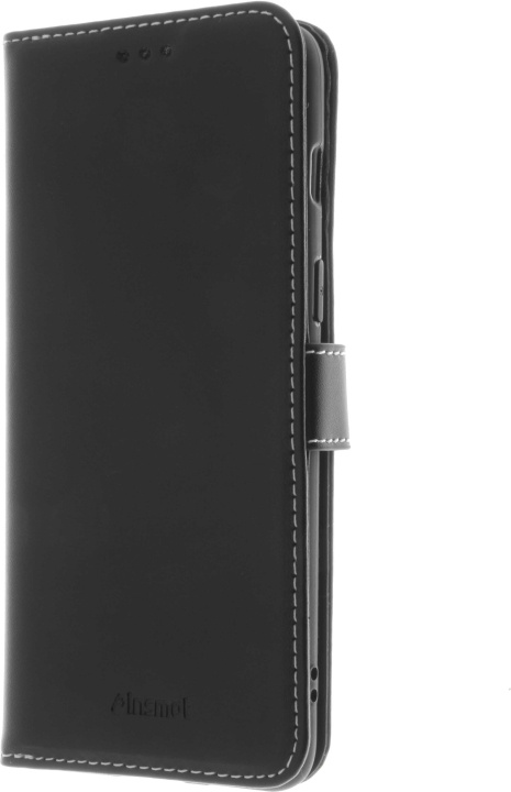 Insmat Exclusive Flip Case -lompakkokotelo, OnePlus Nord 2T 5G, musta ryhmässä ÄLYPUHELIMET JA TABLETIT / Puhelimen suojakotelo / OnePlus @ TP E-commerce Nordic AB (D17944)