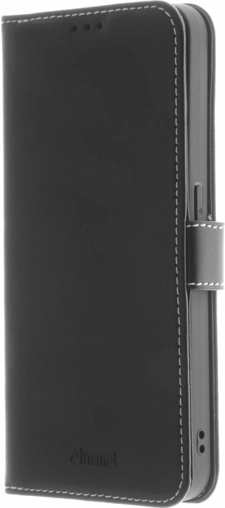 Insmat Exclusive Flip Case -lompakkokotelo, Nothing phone (1), musta ryhmässä ÄLYPUHELIMET JA TABLETIT / Puhelimen suojakotelo / Muut mallit @ TP E-commerce Nordic AB (D17948)