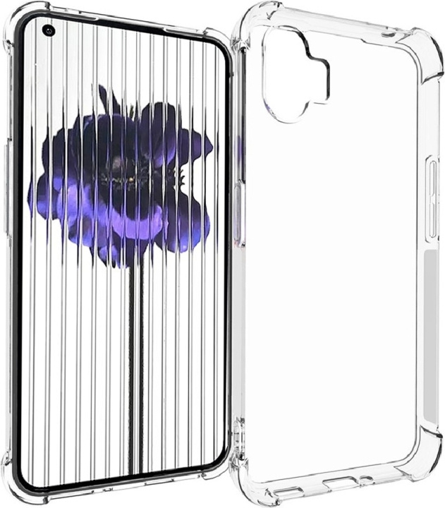 Insmat Impact Case -takakuori, Nothing phone (1), kirkas ryhmässä ÄLYPUHELIMET JA TABLETIT / Puhelimen suojakotelo / Nothing @ TP E-commerce Nordic AB (D17949)