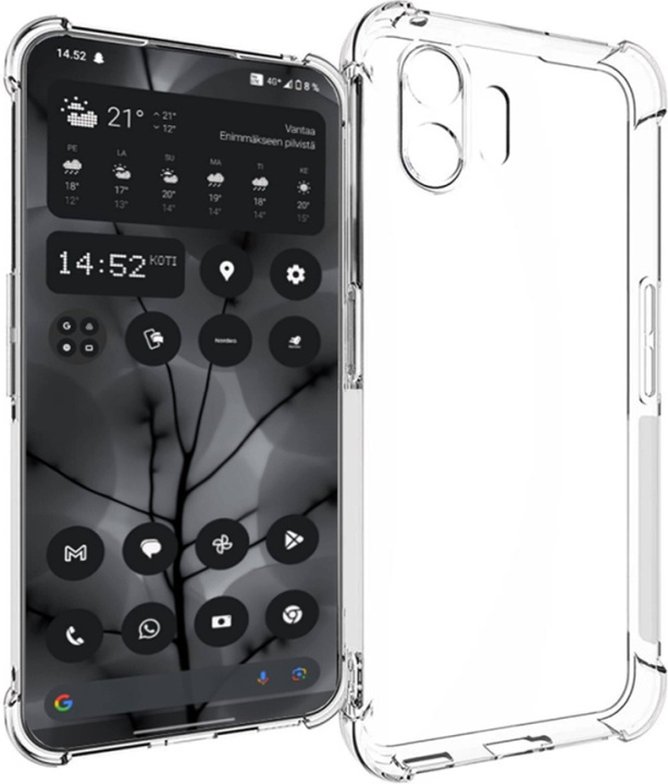 Insmat Impact Case -takakuori, Nothing phone (2), kirkas ryhmässä ÄLYPUHELIMET JA TABLETIT / Puhelimen suojakotelo / Nothing @ TP E-commerce Nordic AB (D17989)