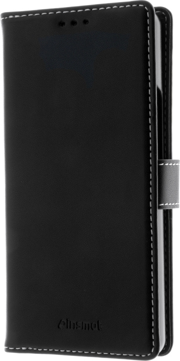 Insmat Exclusive Flip Case -lompakkokotelo, Sony Xperia 10 V, musta ryhmässä ÄLYPUHELIMET JA TABLETIT / Puhelimen suojakotelo / Sony @ TP E-commerce Nordic AB (D17998)