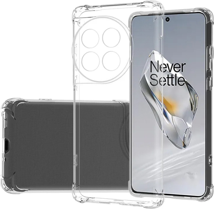 Insmat Impact Case -takakuori, OnePlus 12, läpinäkyvä ryhmässä ÄLYPUHELIMET JA TABLETIT / Puhelimen suojakotelo / OnePlus @ TP E-commerce Nordic AB (D18037)