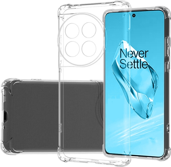 Insmat Impact Case -takakuori, OnePlus 12R, läpinäkyvä ryhmässä ÄLYPUHELIMET JA TABLETIT / Puhelimen suojakotelo / OnePlus @ TP E-commerce Nordic AB (D18041)