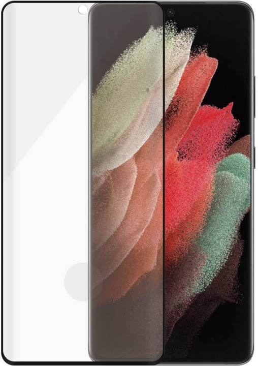 PanzerGlass Case Friendly Fingerprint-panssarilasi, Galaxy S21 Ultra, musta ryhmässä ÄLYPUHELIMET JA TABLETIT / Puhelimen suojakotelo / Samsung @ TP E-commerce Nordic AB (D18050)