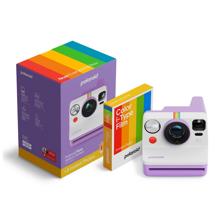Polaroid Kamera Now Generation 3 E-Box Välitön USB-C Violetti ryhmässä KODINELEKTRONIIKKA / Valokuvat & Videot / Kamerat @ TP E-commerce Nordic AB (D18129)