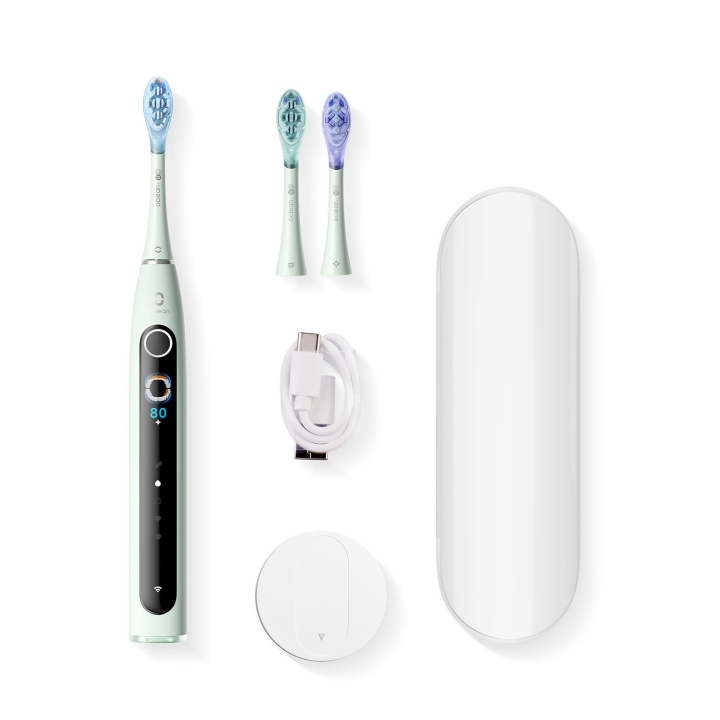 Oclean Sähköhammasharja X Pro 20 Set Vihreä ryhmässä KAUNEUS JA TERVEYS / Suunhoito / Sähköhammasharjat @ TP E-commerce Nordic AB (D18139)