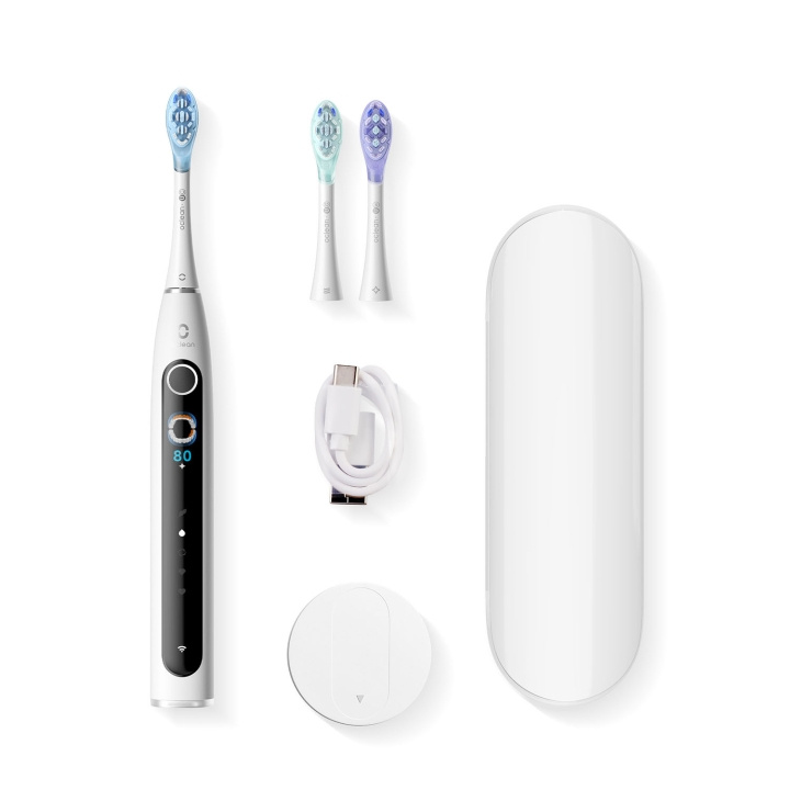Oclean Sähköhammasharja X Pro 20 Set Valkoinen ryhmässä KAUNEUS JA TERVEYS / Suunhoito / Sähköhammasharjat @ TP E-commerce Nordic AB (D18141)