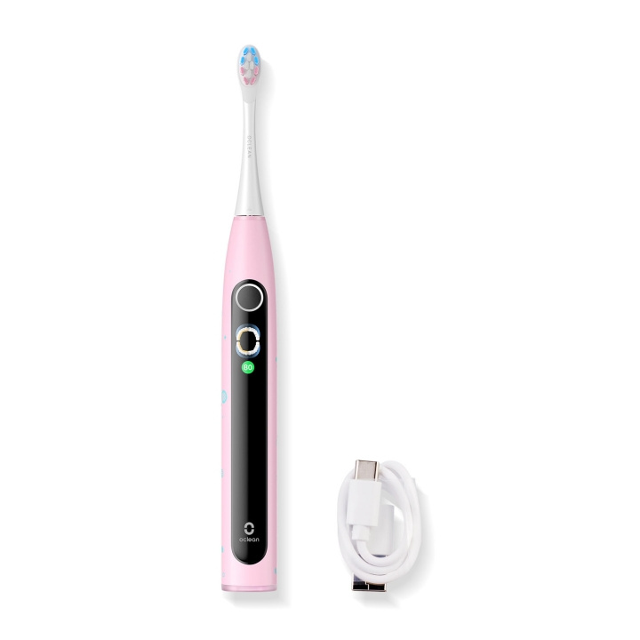 Oclean Sähköhammasharja X Kids Vaaleanpunainen ryhmässä KAUNEUS JA TERVEYS / Suunhoito / Sähköhammasharjat @ TP E-commerce Nordic AB (D18150)