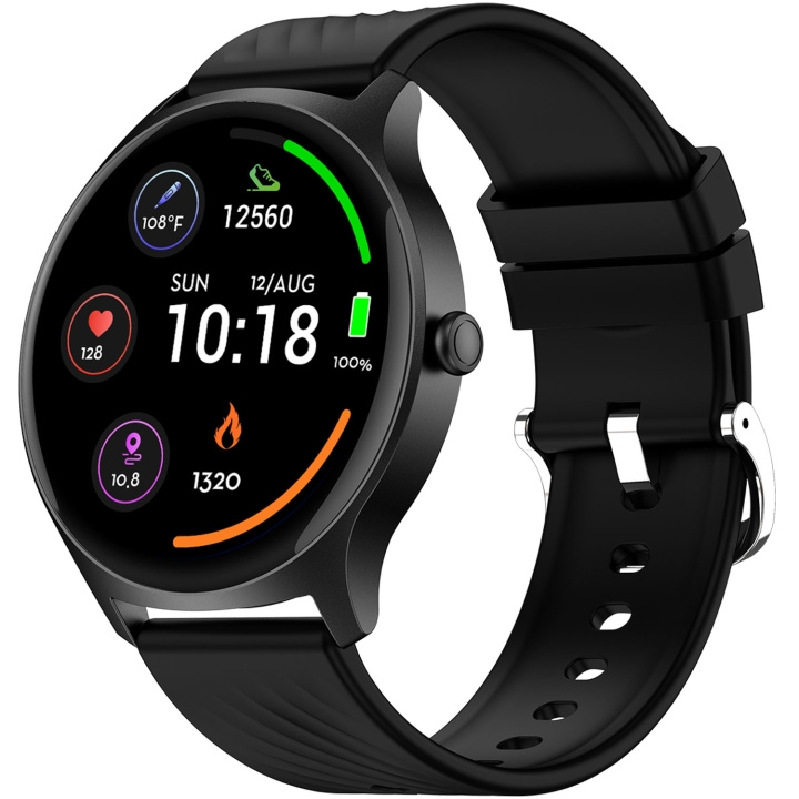 Denver SmartWatch SWC-387B Svart ryhmässä URHEILU, VAPAA-AIKA JA HARRASTUS / Urheilu- ja sykekellot / Älykellot @ TP E-commerce Nordic AB (D18164)