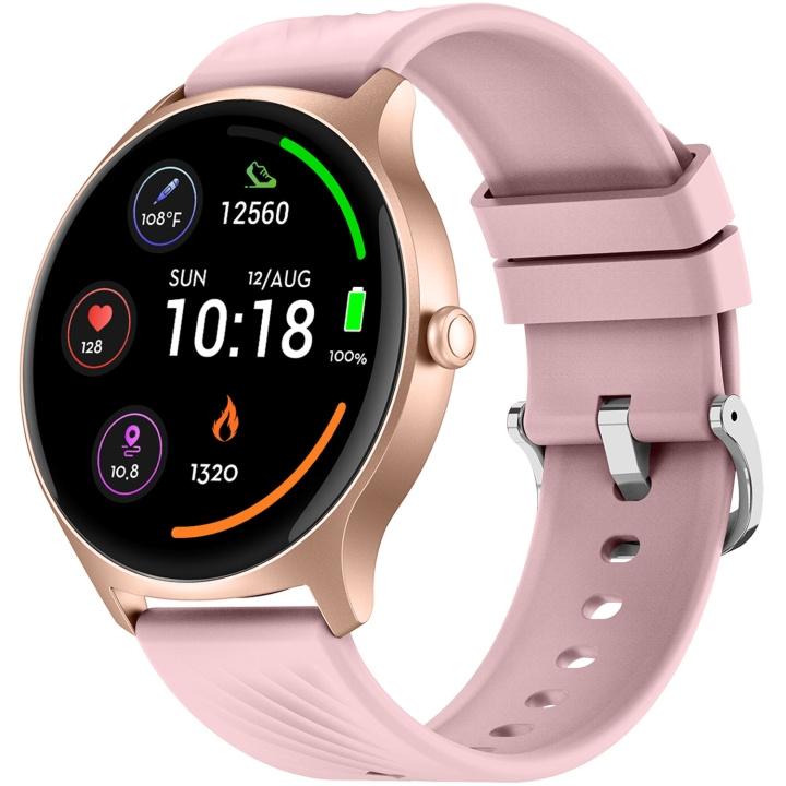 Denver SmartWatch SWC-387P Rosa ryhmässä URHEILU, VAPAA-AIKA JA HARRASTUS / Urheilu- ja sykekellot / Älykellot @ TP E-commerce Nordic AB (D18166)