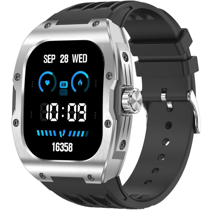 KSIX Smartklocka Hero AMOLED - Svart ryhmässä URHEILU, VAPAA-AIKA JA HARRASTUS / Urheilu- ja sykekellot / Älykellot @ TP E-commerce Nordic AB (D18176)