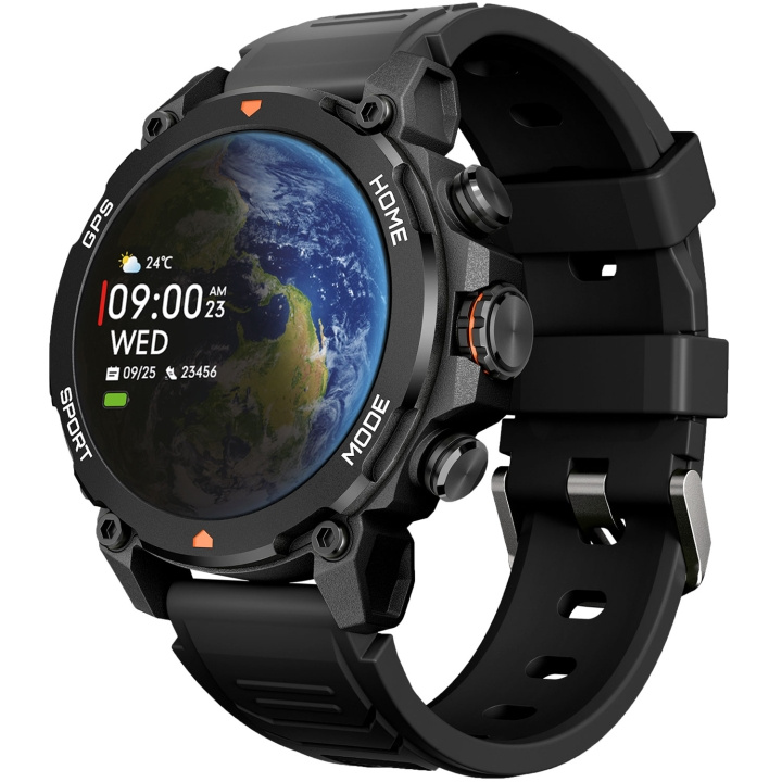 KSIX Smartklocka Explorer GPS - Svart ryhmässä URHEILU, VAPAA-AIKA JA HARRASTUS / Urheilu- ja sykekellot / Älykellot @ TP E-commerce Nordic AB (D18177)