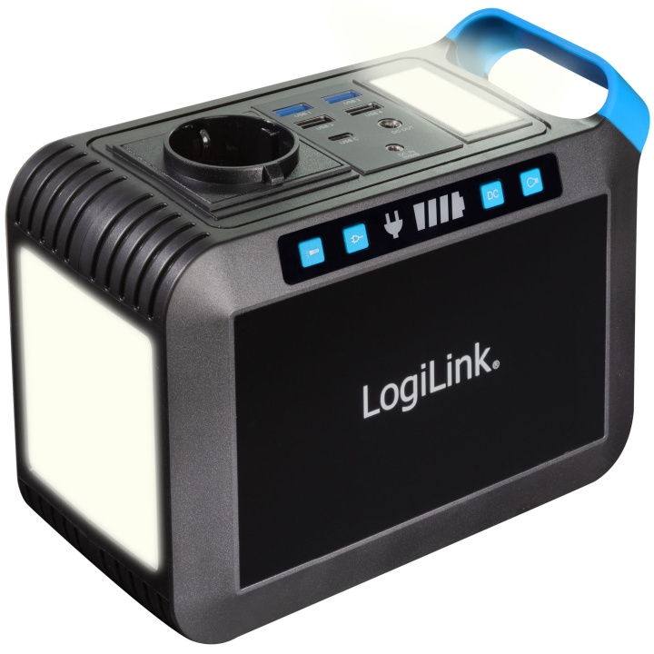 LogiLink Portable Power Station 40.000 mAh 200W 148 Wh ryhmässä TIETOKOONET & TARVIKKEET / Kesketymätön virtalähde UPS @ TP E-commerce Nordic AB (D18190)