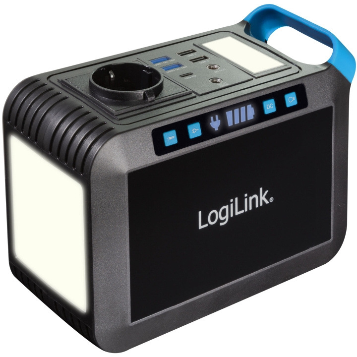 LogiLink Portable Power Station 64.000 mAh 300W 375 Wh ryhmässä TIETOKOONET & TARVIKKEET / Kesketymätön virtalähde UPS @ TP E-commerce Nordic AB (D18191)
