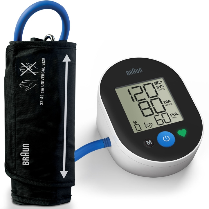Braun Blodtrycksmätare Exact Fit 2 ryhmässä KAUNEUS JA TERVEYS / Terveydenhoito / Verenpainemittari @ TP E-commerce Nordic AB (D18193)
