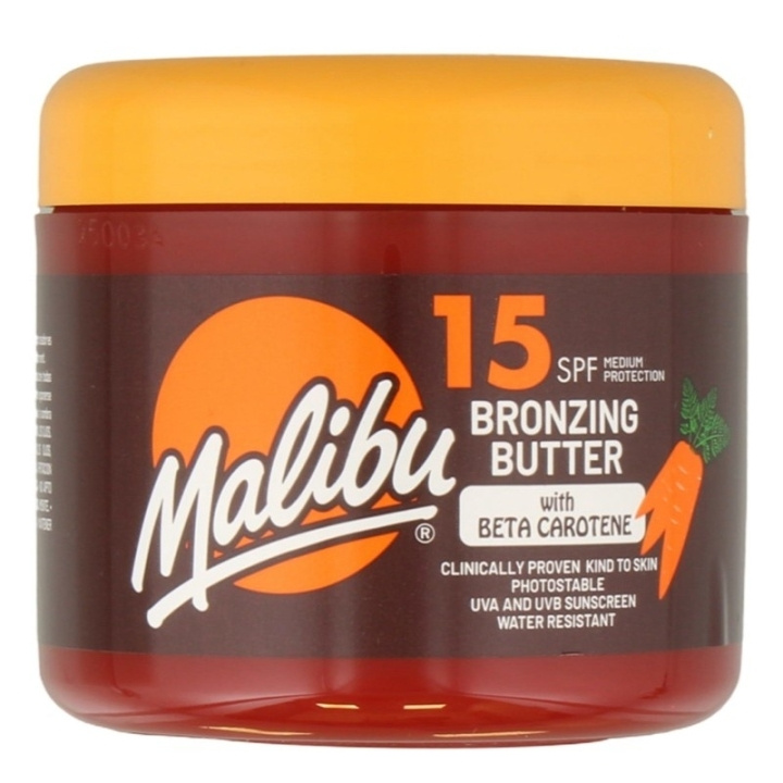 Malibu Bronzing Butter with Beta Carotene SPF15 300ml ryhmässä KAUNEUS JA TERVEYS / Ihonhoito / Rusketus / Itseruskettava @ TP E-commerce Nordic AB (D18212)