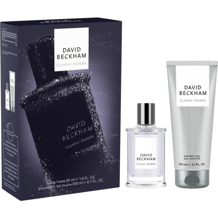 David Beckham Giftset David Beckham Classic Homme Edt 50ml + Shower Gel 200ml ryhmässä KAUNEUS JA TERVEYS / Lahjapakkaukset / Miesten lahjapakkaukset @ TP E-commerce Nordic AB (D18213)