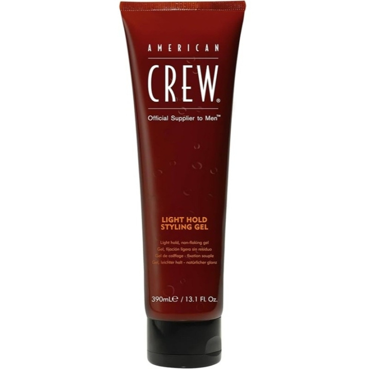 American Crew Light Hold Styling Gel 390ml ryhmässä KAUNEUS JA TERVEYS / Hiukset &Stailaus / Hiusten stailaus / Muotoiluvaahto @ TP E-commerce Nordic AB (D18224)