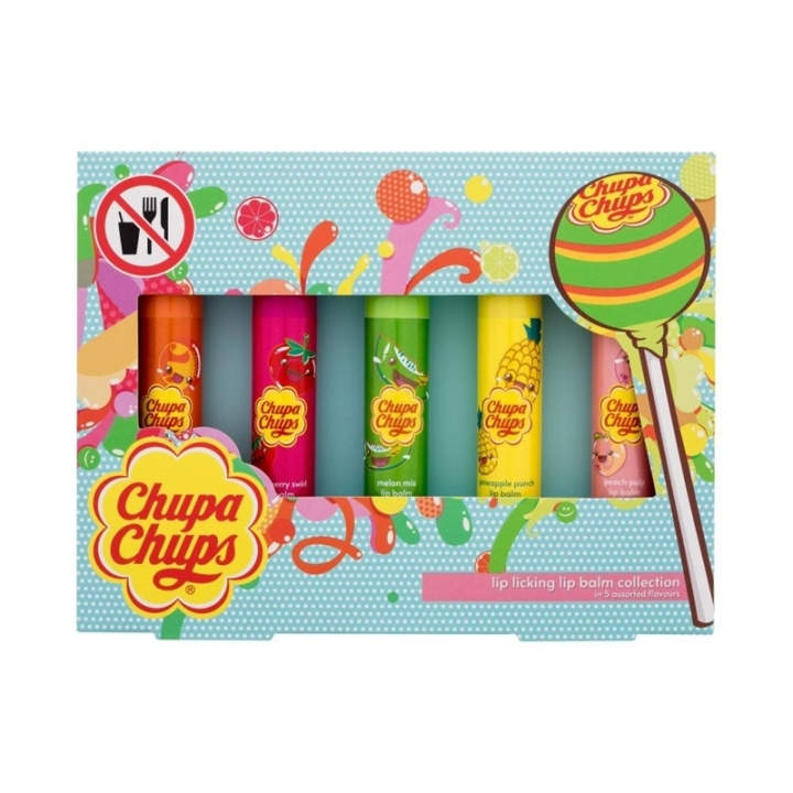 Chupa Chups Lip Licking Lip Balm Collection ryhmässä KAUNEUS JA TERVEYS / Meikit / Huulet / Huulivoide @ TP E-commerce Nordic AB (D18238)