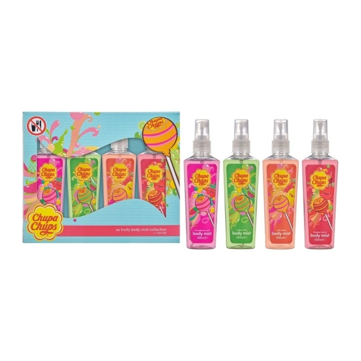 Chupa Chups So Fruity Body Mist Collection ryhmässä KAUNEUS JA TERVEYS / Ihonhoito / Kehon hoito / Vartalosuihke @ TP E-commerce Nordic AB (D18239)