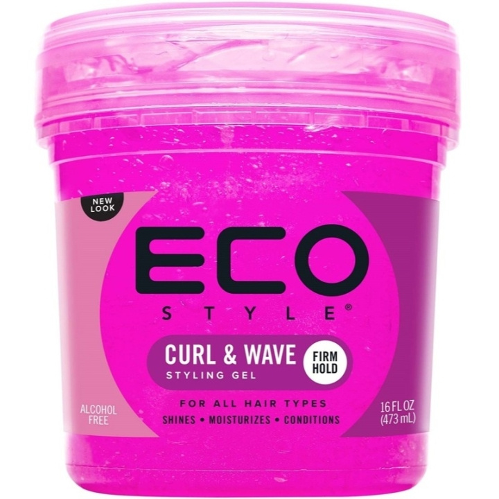 Eco Style Curl & Wave Styling Gel 473ml ryhmässä KAUNEUS JA TERVEYS / Hiukset &Stailaus / Hiusten stailaus / Muotoiluvaahto @ TP E-commerce Nordic AB (D18245)