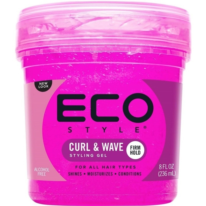 Eco Style Curl & Wave Styling Gel 236ml ryhmässä KAUNEUS JA TERVEYS / Hiukset &Stailaus / Hiusten stailaus / Muotoiluvaahto @ TP E-commerce Nordic AB (D18246)