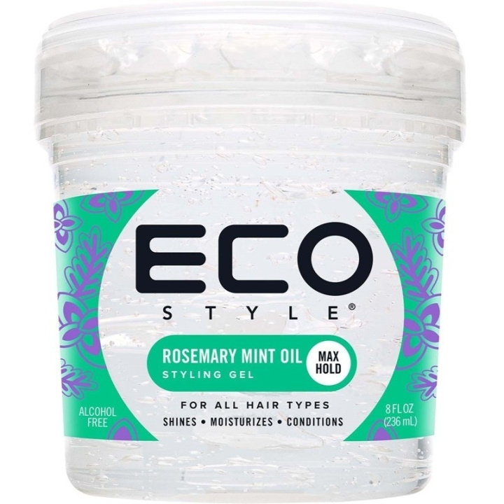 Eco Style Rosemary Mint Oil Styling Gel 236ml ryhmässä KAUNEUS JA TERVEYS / Hiukset &Stailaus / Hiusten stailaus / Muotoiluvaahto @ TP E-commerce Nordic AB (D18250)